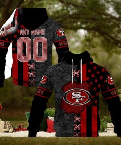 Personalized Nfl San Francisco 49ers Flag Special Design Hoodie T Shirt Zip Hoodie Sweatshirt