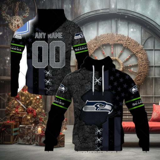 Personalized Nfl Seattle Seahawks Flag Special Design Hoodie T Shirt Zip Hoodie Sweathoodie, sweater, longsleeve, shirt v-neck, t-shirt