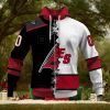 Personalized Nhl Carolina Hurricanes Broken Mix Jersey Style Hoodie