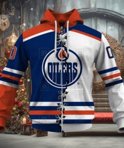 Personalized Nhl Edmonton Oilers Broken Mix Jersey Style