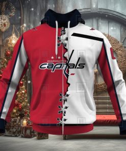 Personalized Nhl Washington Capitals Broken Mix Jersey Style hoodie