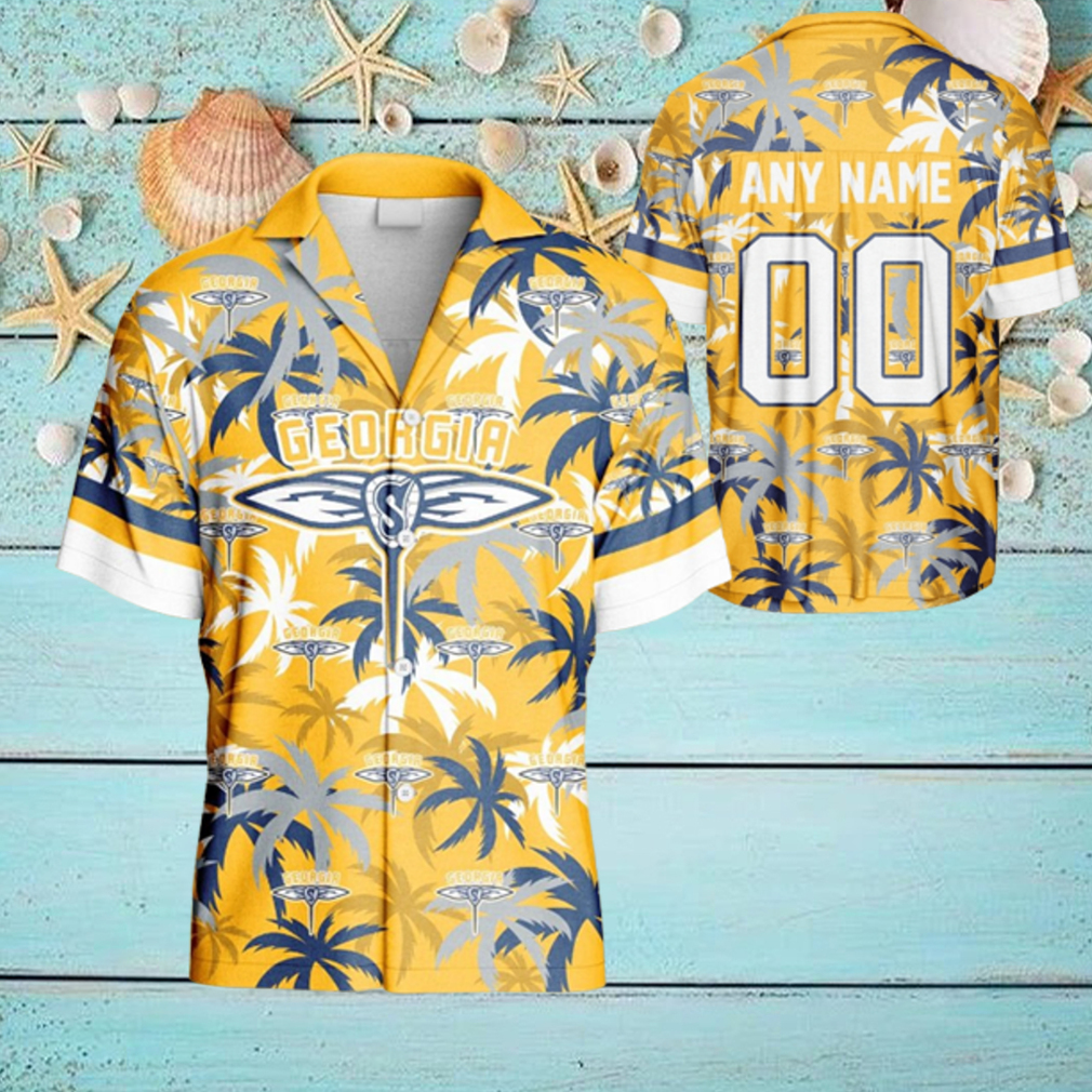 Personalized Nll Georgia Swarm Shirt Using Home Jersey Color Hawaiian Shirts