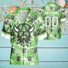 Custom Name NCAA Arizona State Sun Devils Paradise 3D Hawaiian Shirt Flower Men And Women Gift