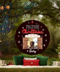 Personalized Ornament Using Pet’s Photo and Name, Custom Ornament Christmas Dog Ornament, Plastic Car Hanging Ornament 2023