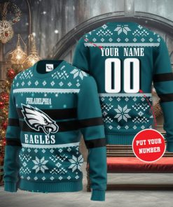 Personalized Philadelphia Eagles NFL Ugly Sweater 3D Gift For Men And Women