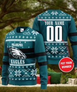 Personalized Philadelphia Eagles NFL Ugly Sweater 3D Gift For Men And Women