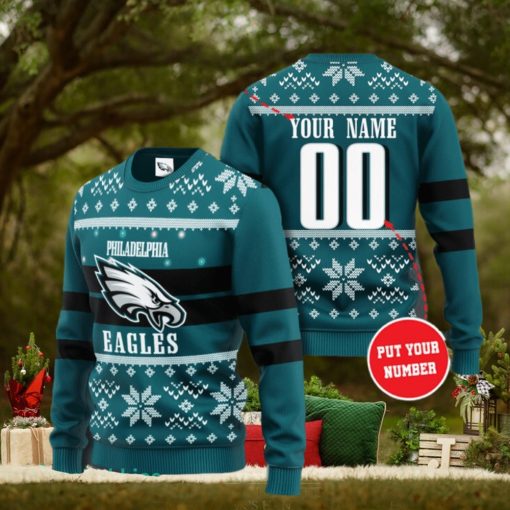 Personalized Philadelphia Eagles NFL Ugly Sweater 3D Gift For Men And Women