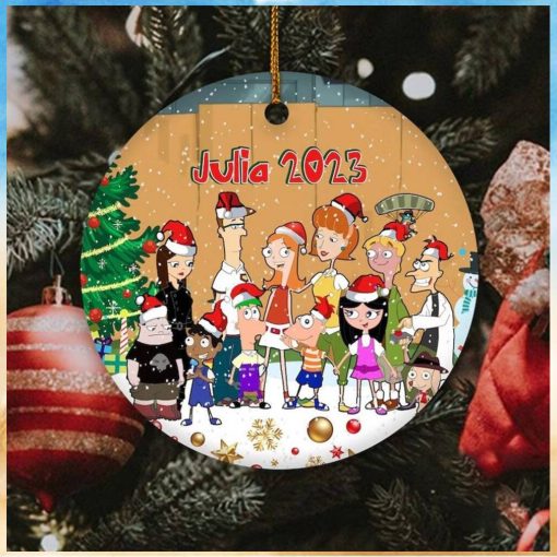 Personalized Phineas And Ferb Ornament, Phineas And Ferb Kid Ornament