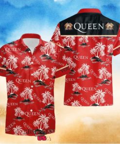 Personalized Queen Band Tropical Coconut Hawaiian Shirt
