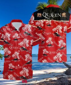 Personalized Queen Band Tropical Coconut Hawaiian Shirt