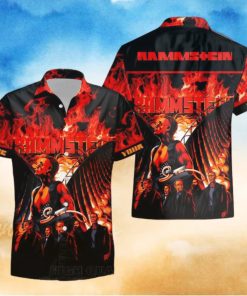 Personalized Rammstein Band Fashion Hawaiian Shirt