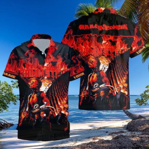 Personalized Rammstein Band Fashion Hawaiian Shirt