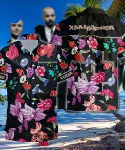 Personalized Rammstein Floral Flowers Short Sleeve Hawaiian Shirt