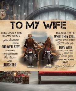 Personalized Riding Couple Poster
