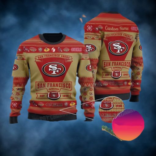 Personalized San Francisco NFL Est 1946 Ugly Christmas Sweater 49ers Gifts