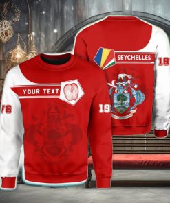 Personalized Seychelles Red 3D Sweater Community Logo Funny Gift For Men And Women Christmas Holiday