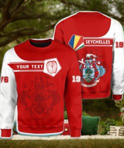 Personalized Seychelles Red 3D Sweater Community Logo Funny Gift For Men And Women Christmas Holiday