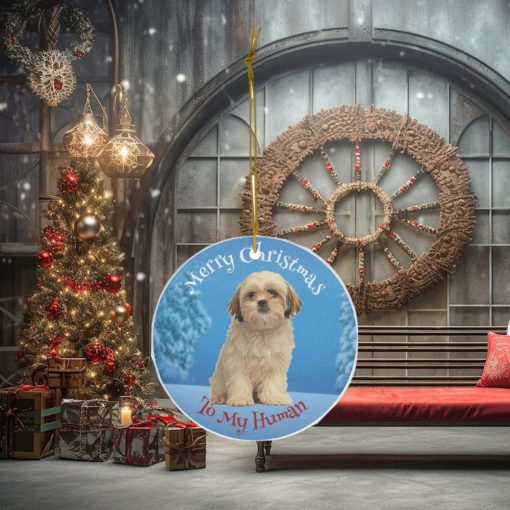 Personalized Shih Tzu Christmas Ornament