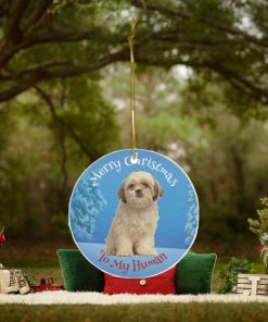 Personalized Shih Tzu Christmas Ornament