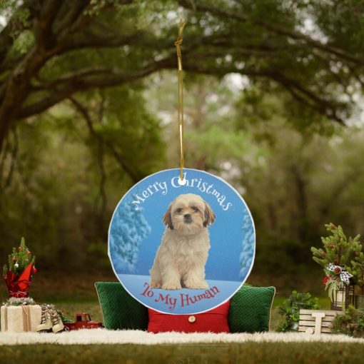 Personalized Shih Tzu Christmas Ornament