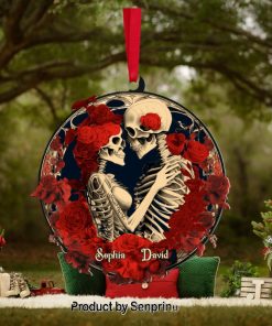 Personalized Skeleton Couple Ornament