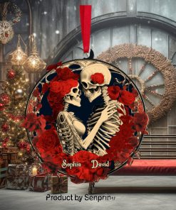 Personalized Skeleton Couple Ornament