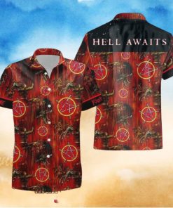 Personalized Slayer Hell Awaits Album Hawaiian Shirt