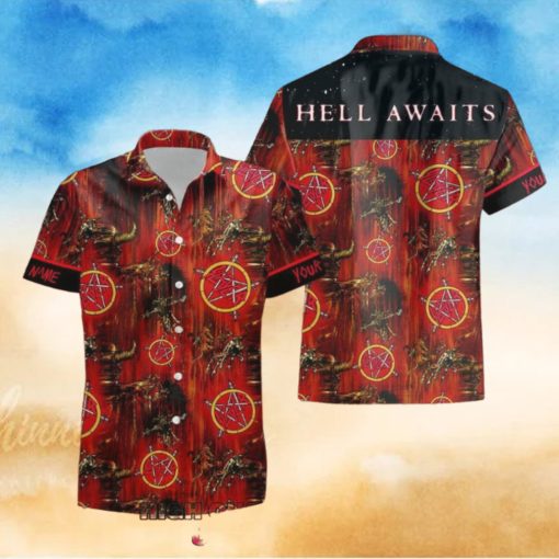 Personalized Slayer Hell Awaits Album Hawaiian Shirt