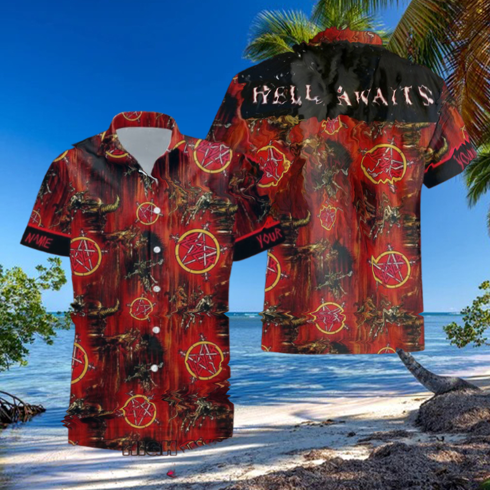 Personalized Slayer Hell Awaits Album Hawaiian Shirt Personalized Slayer Hell Awaits Album Hawaiian Shirt