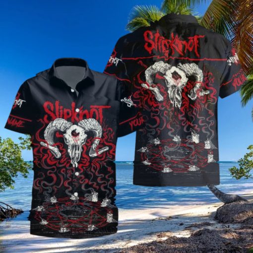 Personalized Slipknot Goat Metal Music Hawaiian Shirt
