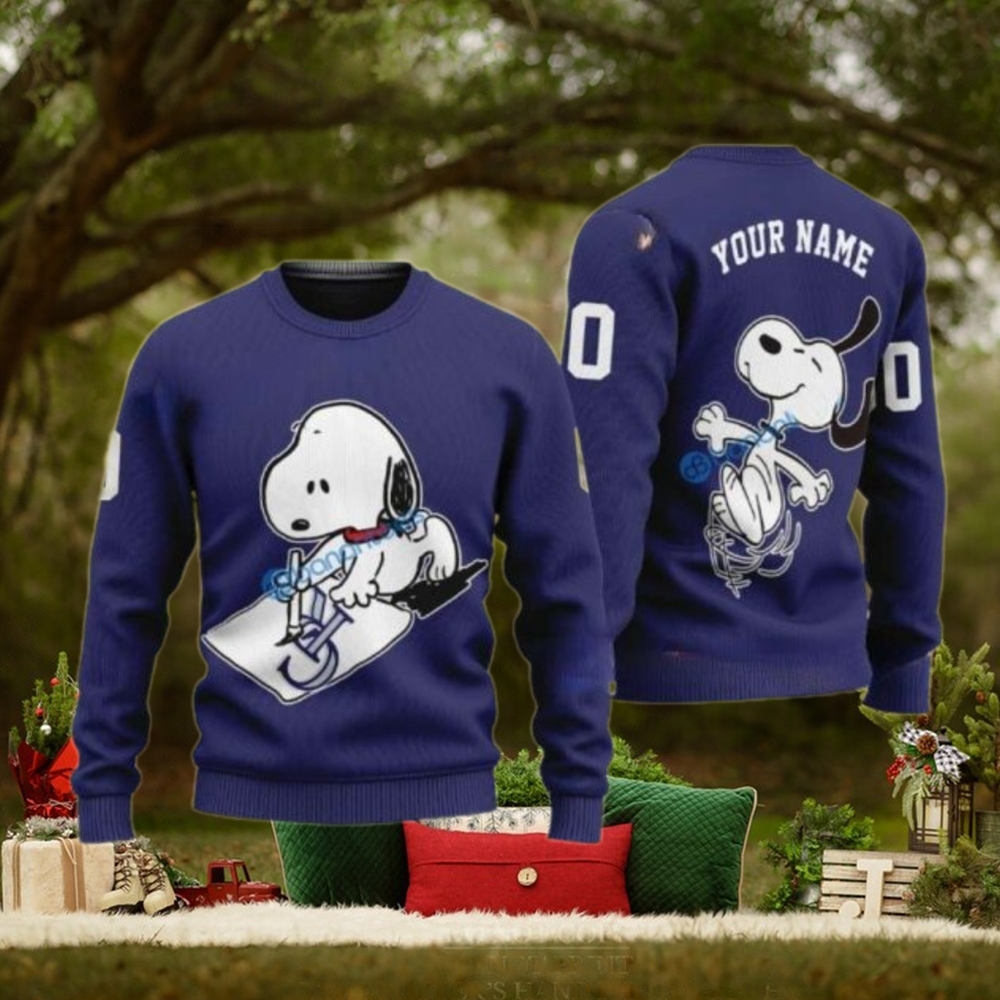 Personalized Snoopy Skating Colorado Rockies Ugly Christmas Sweater Personalized Snoopy Skating Colorado Rockies Ugly Christmas Sweater