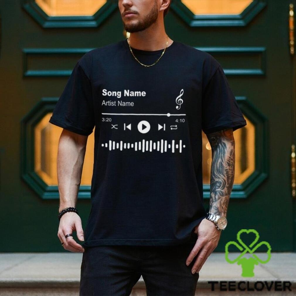Personalized Song Name Shirt Custom Music Lover Gift Unisex Personalized Song Name Shirt Custom Music Lover Gift Unisex