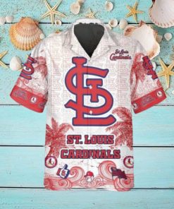 Personalized St. Louis Cardinals Hawaiian Shirt, St. Louis Cardinals Aloha Shirt, MLB Hawaiian Shirt