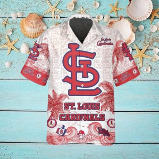 Personalized St. Louis Cardinals Hawaiian Shirt, St. Louis Cardinals Aloha Shirt, MLB Hawaiian Shirt