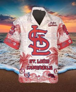 Personalized St. Louis Cardinals Hawaiian Shirt, St. Louis Cardinals Aloha Shirt, MLB Hawaiian Shirt