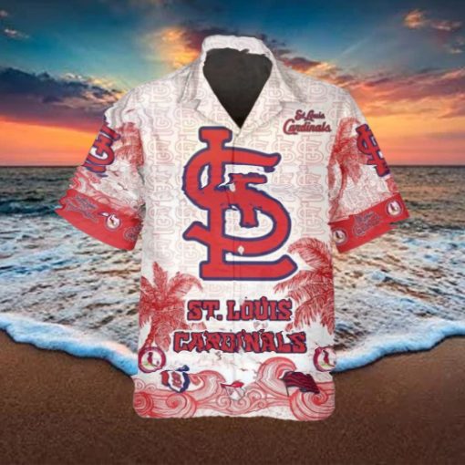 Personalized St. Louis Cardinals Hawaiian Shirt, St. Louis Cardinals Aloha Shirt, MLB Hawaiian Shirt