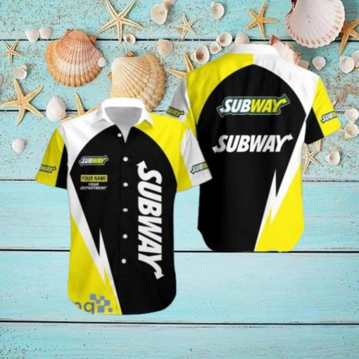 Personalized Subway Logo Show Professionalism Hawaiian Shirt For Men And Women