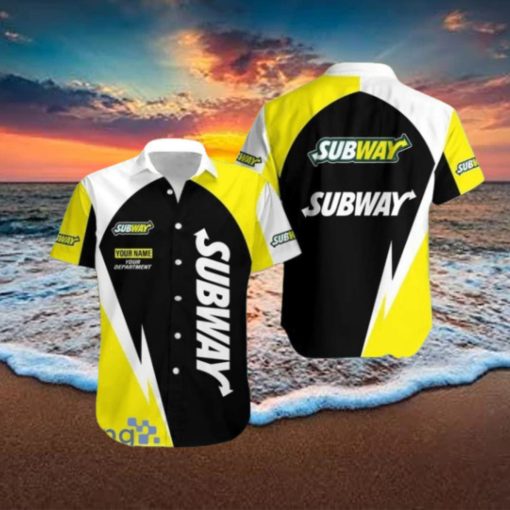 Personalized Subway Logo Show Professionalism Hawaiian Shirt For Men And Women