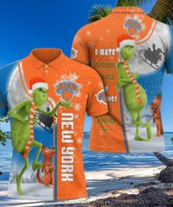 Grinch Stole Christmas Houston Astros Mlb I Hate Morning People Polo Shirt