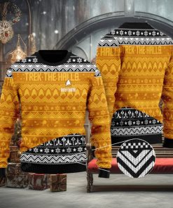 Personalized Trek The Halls Ugly Xmas 3D Sweater Gift Holidays