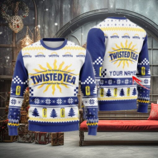 Personalized Twisted Tea Classic Ugly Christmas Sweater