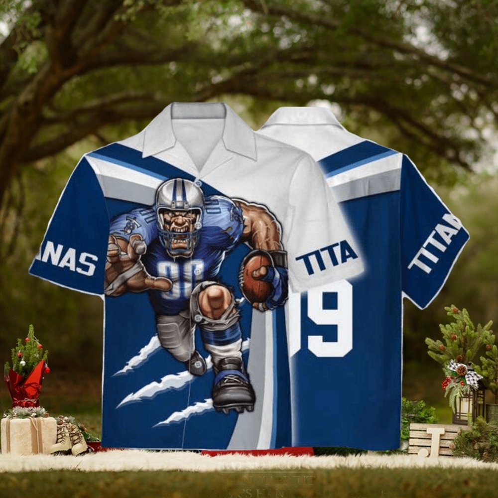 Personalized Unisex Hawaiian Shirt Tennessee Titans Football Team 3D Apparel For Men Women