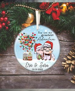 Personalized Up Christmas Ornament