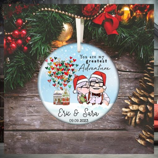 Personalized Up Christmas Ornament