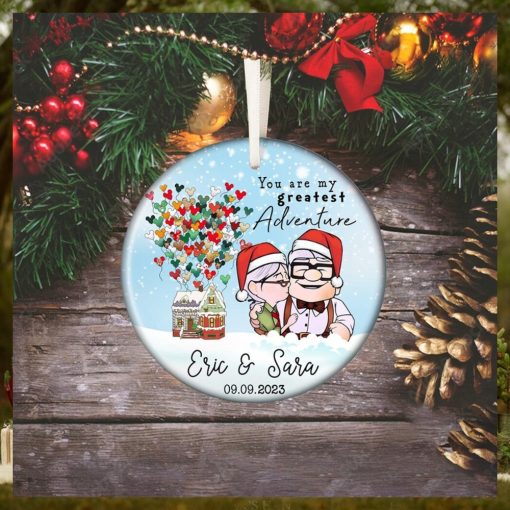 Personalized Up Christmas Ornament