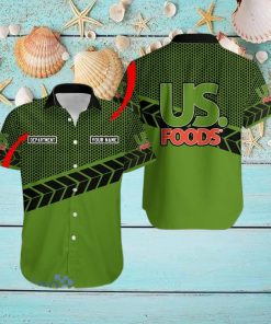 Personalized Us Foods Hawaiian Shirt