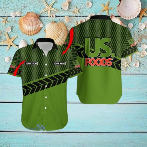 Personalized Us Foods Hawaiian Shirt