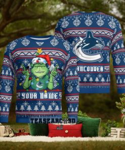 Personalized Vancouver Canucks NHL Ugly Christmas Sweater