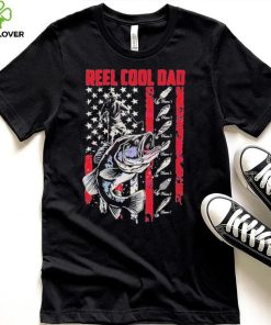Personalized Vintage Reel Cool Dad Fathers Day 4th Of July shirt