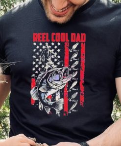 Personalized Vintage Reel Cool Dad Fathers Day 4th Of July shirt